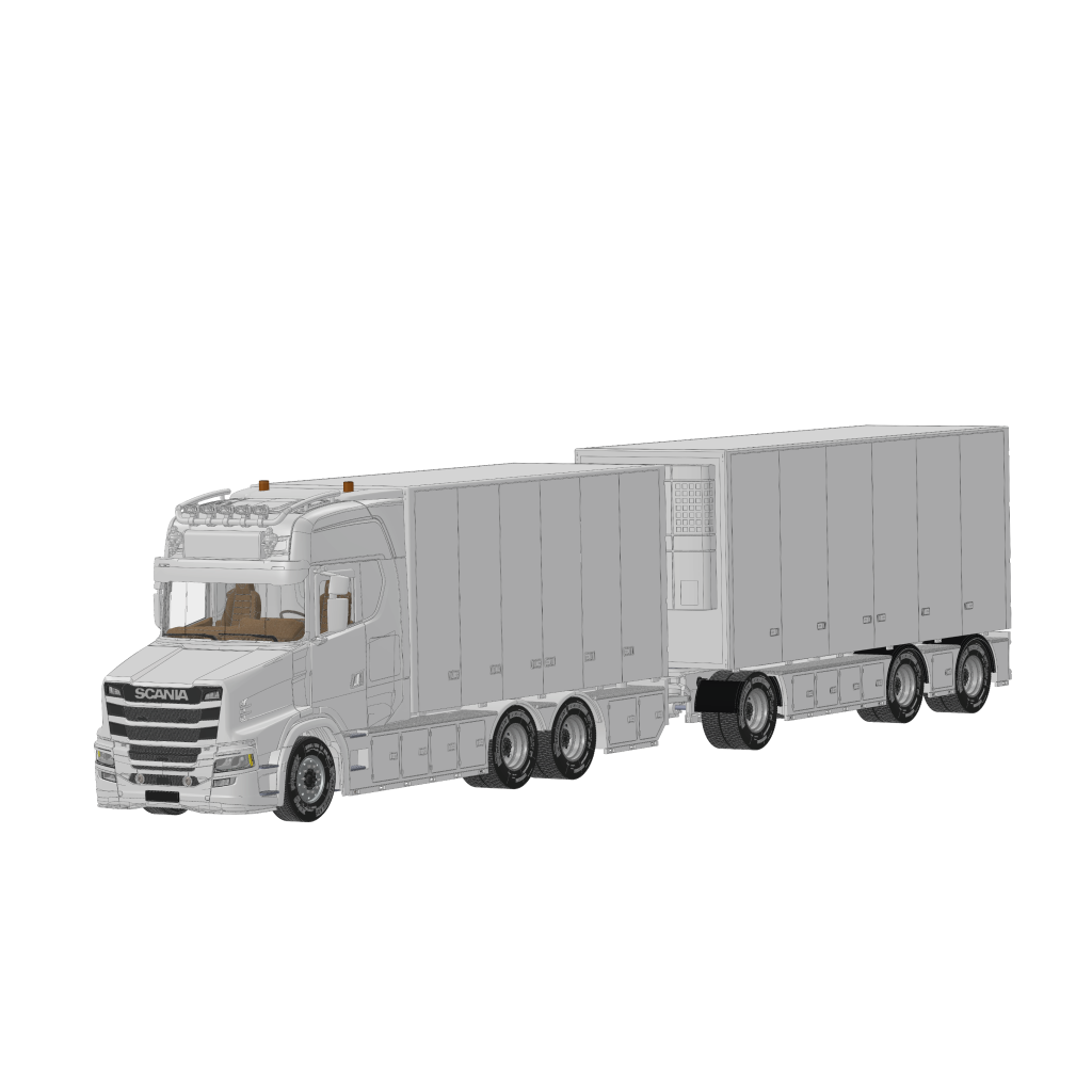 Design image 1/32 Scania truck