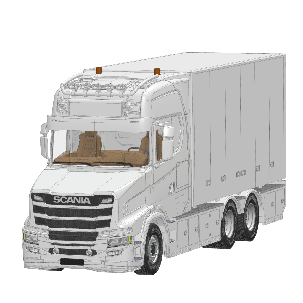 Scania torpedo 1/32 RC Cooler