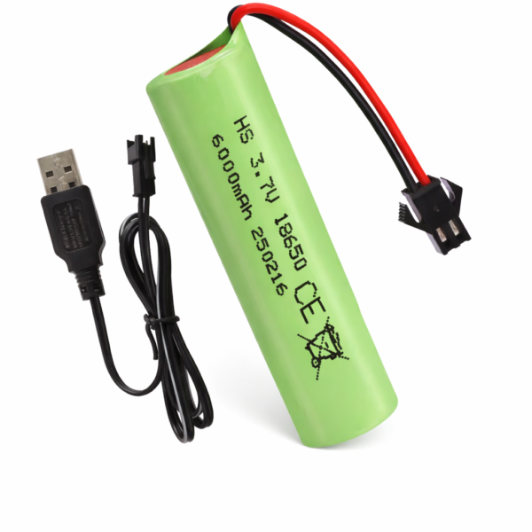 3.7V lithium battery for scale RC trucks and electronics systems