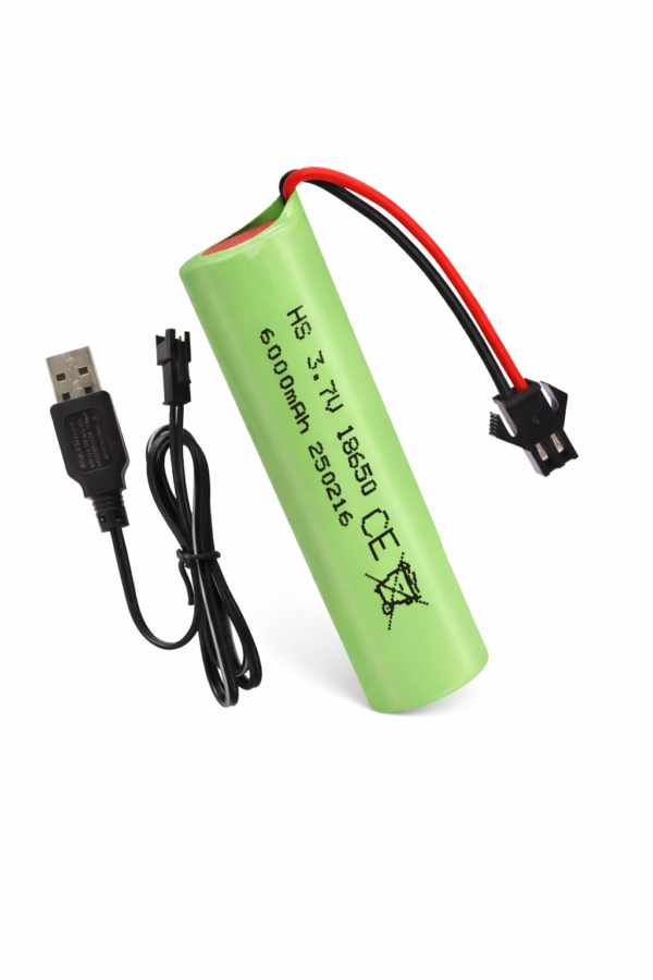 3.7V lithium battery for scale RC trucks and electronics systems