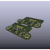Scania round backlight pcb