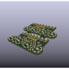 Scania round backlight pcb