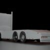 Side view of Scania S flatbed 4 axle DIY RC truck model