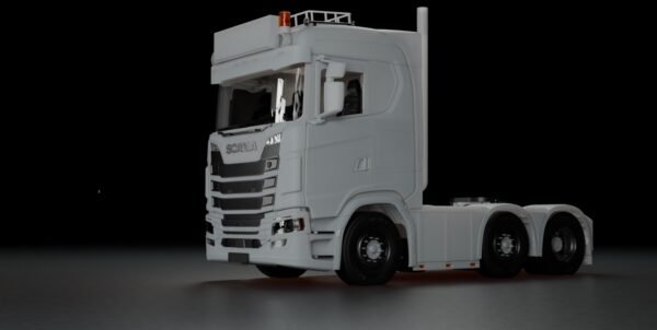 Scania S Hardeman model 1/32 RC truck 3D printed custom build front view