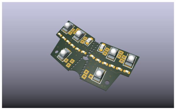 Scania Headlight pcb
