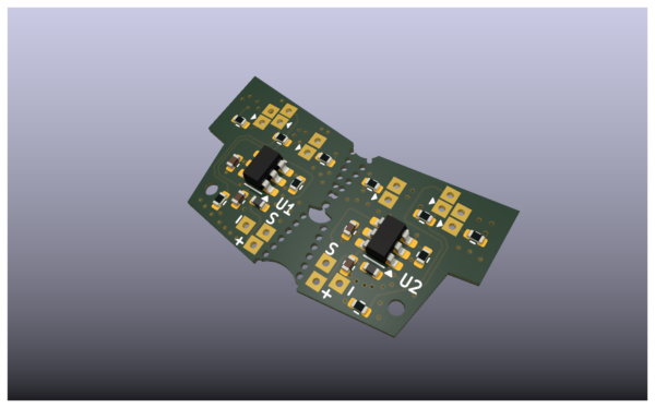 Scania Headlight pcb