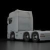 Side view Scania S high roof 6x2 DIY 3D printed RC truck model