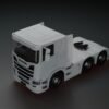 Detailed Scania R 3 axle chassis layout for 1/32 scale RC build