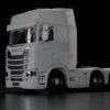 Scania S high roof 6x2 1/32 RC truck 3D printed model front view